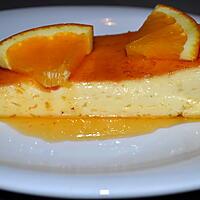 recette CREME RENVERSEE A L'ORANGE