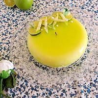 recette Entremet pomme verte citron vert coco