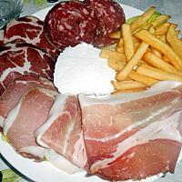 recette ASSIETTE DE CHARCUTERIE "A LA CORSE"