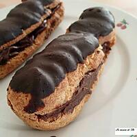 recette Eclairs gourmands au chocolat