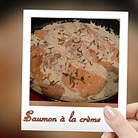 recette Saumon à la crème