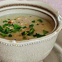 recette Soupe aux topinambours et noisettes