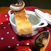 recette Velouté aux champignons de Paris