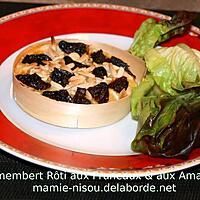 recette Camembert Rôti aux Pruneaux & aux Amandes