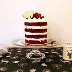 recette Red velvet naked cake aux framboises