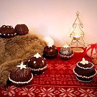 recette Boules de Noël chocolat framboise