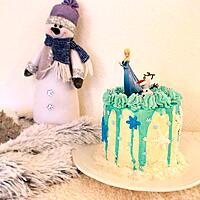 recette Layer cake noix de coco Reine des Neiges