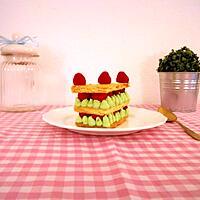 recette Mille-feuilles pistache framboise