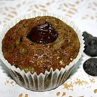 recette Muffins banane chocolat sans gluten et sans lactose