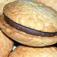 recette Whoopies chocolat éclats de praliné