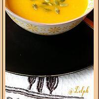 recette Soupe de Potiron, carottes et Mimolette