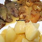recette Magret d'oie aux pommes version "anti-cholestérol"
