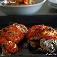 recette Dorade en habit rouge