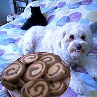 recette SABLES BICOLORES EN COLIMAÇON