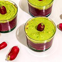 recette Verrine de betteraves et avocat