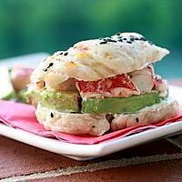 recette Avocado lobster bagel - Bagel au homard et à l’avocat