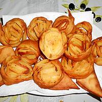 recette BEIGNETS AUX POMMES ROULES