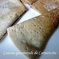 recette Galettes de sarrasin au sucre