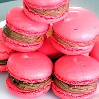 recette Macarons chocolat aux éclats de gavottes