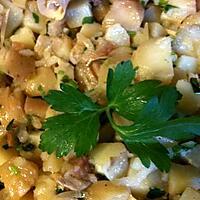 recette SALADE  DE  POMMES  DE  TERRE TIEDE  AUX  HARENGS