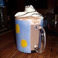 recette chocolat chaud et chantilly au chocolat blanc