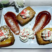 recette Mini financiers au beurre clarifié et à la poudre d'amande.