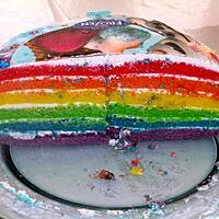 recette Rainbow Cake (Gâteau Arc-en-Ciel)