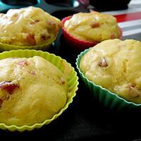 recette MUFFINS LARDONS  FROMAGE