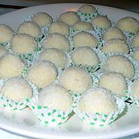 recette BOULES COCO FACON RAFFAELLO