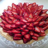recette Tarte au chocolat & aux fraises