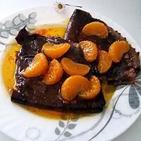 recette Crêpes au cacao suzette a l'orange