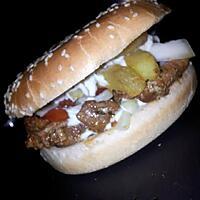 recette Burger kebab-frites