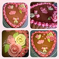 recette Mon Gâteau de St Valentin!!!