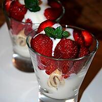 recette Dessert royal aux fraises