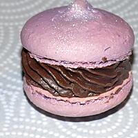 recette Macarons chocolat cacahuètes