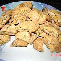 recette Croquants aux amandes