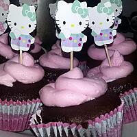 recette Cupcake cacao Hello Kitty