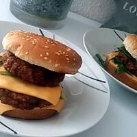 recette Double burger fricadelle