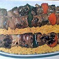 recette Brochettes d'agneau