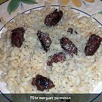 recette Coquilletes au merguez