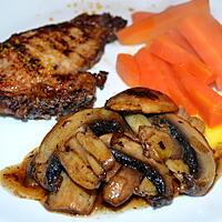 recette COTE DE VEAU ET CAROTTES  A L'ORANGE