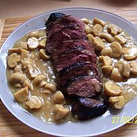 recette MAGRET DE CANARD SAUCE MADERE