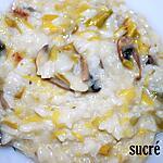 recette Risotto aux poireaux et champignons