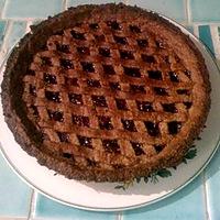 recette Linzertorte - Tarte sablée à la framboise !