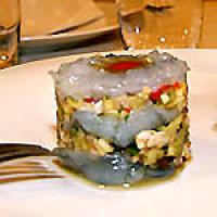recette Tartare de crevettes Obsiblue selon une recette de Oth Sombath, dont le restaurant vient d'être élu Meilleure Table étrangère 2010.
