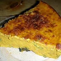 recette Quiche Orangée Salée