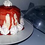 recette Roulé vertical au coulis de fraise mascarpone
