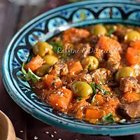 recette tajine d'agneau au potiron,olives et miel