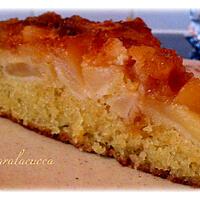 recette Gâteau renversé aux pommes  caramélisé