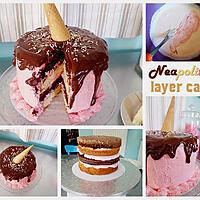 recette Neapolitan Layer Cake